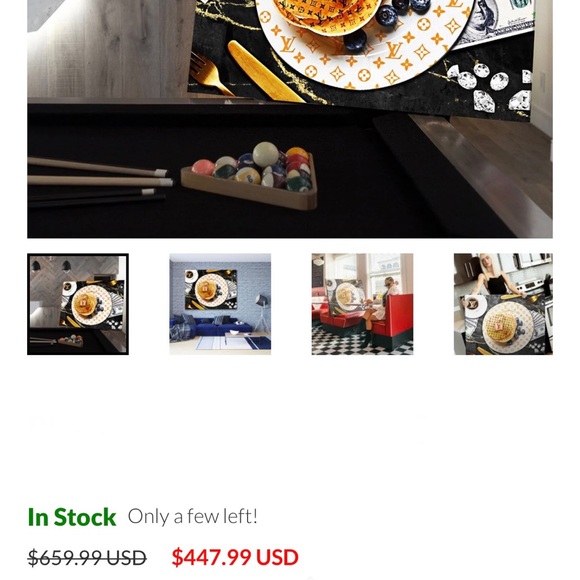 Rare LV Canvas Print - Picture 2 of 6